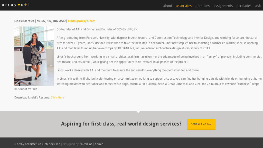 Array Architecture & Interiors - Paired Inc.